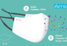 หน้ากากผ้า Amicor by DEXON นวัตกรรมฆ่าเชื้อไวรัสใน 15 วินาที หน้ากากผ้า Amicor by DEXON