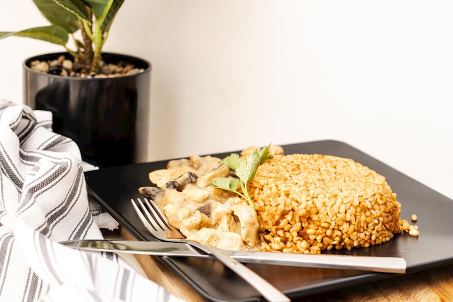 Photo Healthy dinner